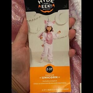 Brand New Kids Unicorn Hooded One-Piece Costume - super soft and comfy!
